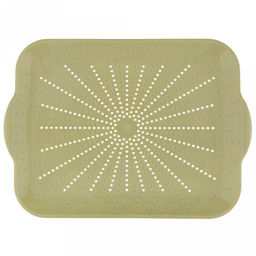 Сушилка-поддон пластмассовая 36,5х27,2х3,5см, универсальная, т.м. NECO (Россия)