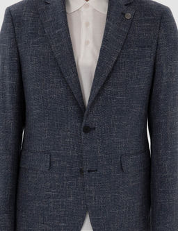 Lacivert Slim Fit Ceket
