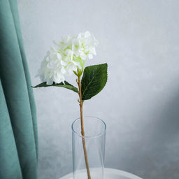 Цветок искусственный Гортензия 43 см белая / WN-36 /уп 150/600/ - Галеонтрейд фото 4