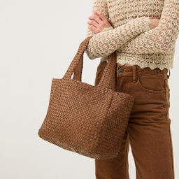 Женский тоут OFFICINE CREATIVE OC CLASS/064 WOVEN SANTIAGO Артикул 3967349, светло-коричневый  фото 6