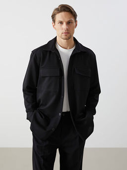 Regular Fit Uzun Kollu Erkek G?mlek Ceket