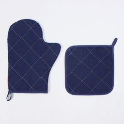 Набор кух. Этель Сказочный гость: прихватка 19х19 см, варежка-прихватка 20х28 см, 100% хл  фото 3