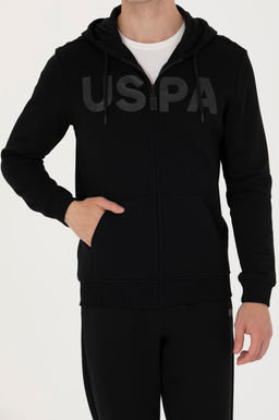 U. S. Polo Assn / Мужской черный свитшот - U.s. polo assn фото 20