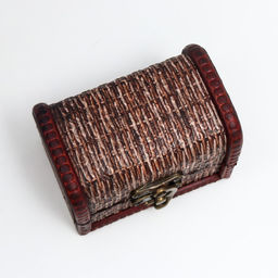 Шкатулка для украшений «Сундучок. Плетёнка», дерево, 6.3×8.8×6.5 см