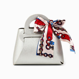 Цена за 2 шт. Сумочка подарочная «Серебро», 12 х 13 х 5.5 см