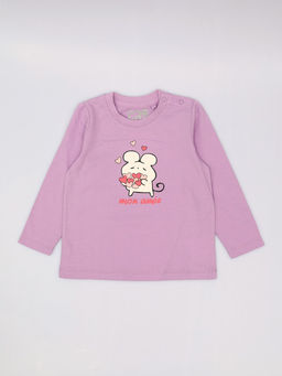 CRB wear / CSBG 64033-45-434 Джемпер для девочки,сиреневый/Ex.Cherubino