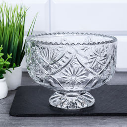 Ваза для сервировки на ножке Орнамент / GIU-48 /KG-1855/уп 24/ - Галеонтрейд фото 2