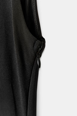 DRAPED CUT-OUT DRESS WITH SHINY DETAIL - Zara фото 8