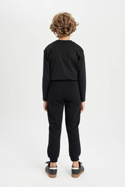 Толстые спортивные штаны NBA Chicago Bulls для мальчиков - Defacto фото 6