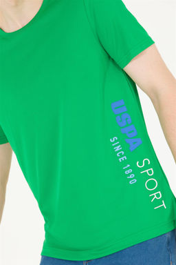 Мужская футболка с круглым вырезом Apple Green - U.s. polo assn фото 13