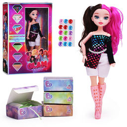 Модная кукла Glam Divas Music Diva Алекс с аксессуарами, 25 см