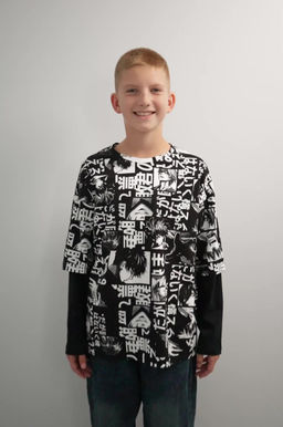 Детский лонгслив с двойным рукавом Happyfox - Happy fox фото 3