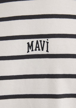 Mavi Logo Bask?l? Beyaz Tisort фото 6