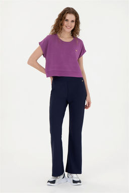 Женские темно-синие спортивные штаны