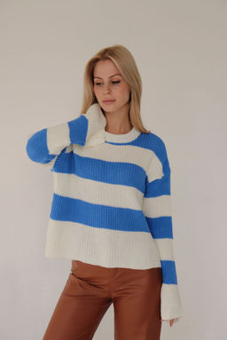 10413 Джемпер бело-голубой - Martichelli фото 26