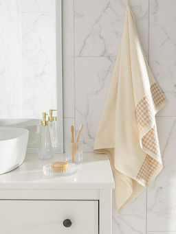 Полотенце для тела 70x130 молочный махровая ткань