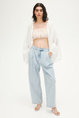 Barrel High Waist Ankle Jeans - H&m фото 3