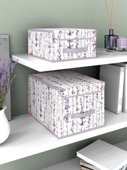 VAL HL-BOX-LS Короб стеллажный с крышкой, малый, 28*30*16 см, HERBARIUM LAVENDER, шт - Valiant фото 8