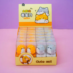 Точилка для карандашей Cute cat, orange - I likegift фото 5