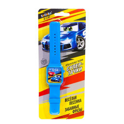 Часы музыкальные Супер гонщик, звук, цвет синий - Zabiaka фото 4