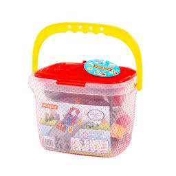 Конструктор Изобретатель - Автомобиль №1 (91 элемент) + шуруповёрт (в ведёрке) - Полесье фото 7