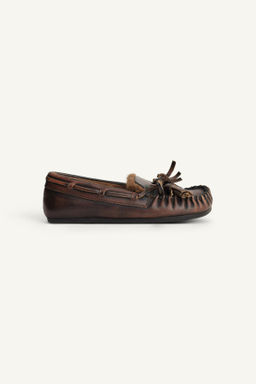 LIMITED EDITION LEATHER LOAFERS - Zara фото 4