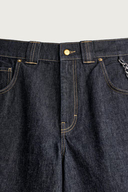 JORTS DENIM RELAXED FIT CADENA / Azul - Zara фото 4