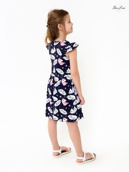 Платье Бабочка единороги синий - Sovalina фото 9