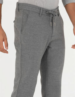 Gri Slim Fit Kanvas Pantolon - Pierre cardin фото 5