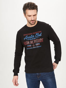 Свитшот мужской GREG G121-Aviator (чёрный)  фото 8