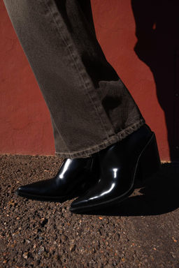 COWBOY HEEL ANKLE BOOTS - Zara фото 7