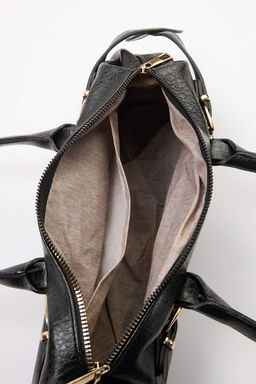 Siyah Kad?n Kemer Detayl? Mini Canta TAKSS26OC00075