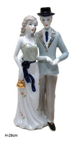 Статуэтка Влюбленные 28 см / 0829 /уп 24/