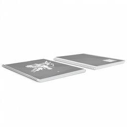 Цена за 4 шт. Тетрадь общая с пластиковой обложкой на спирали ErichKrause Blossom, Black and White, А5, 80 листов, клетка  фото 8