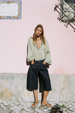 BERMUDA Z1975 LARGA DENIM / Azul