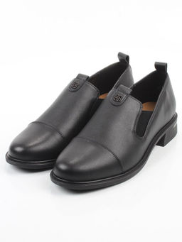 06-M47-17 BLACK Туфли женские (натуральная кожа)