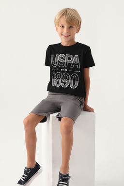 Черный пижамный комплект для мальчика