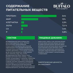 Баффало для стерилизованных кошек с курицей 1.8кг - Mr.Buffalo фото 7