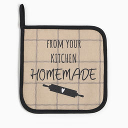 Набор кухонный Kitchen варежка-прихватка 20х28см, прихватка 19х19см,100% хл - Этель фото 4