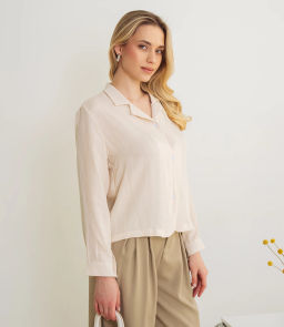 Рубашка #КТ9025 (3), светло-бежевый - Dommod фото 2