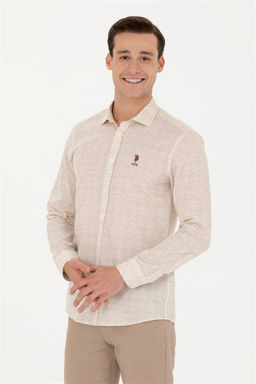 U. S. Polo Assn Мужская рубашка с длинным рукавом Stone - U.s. polo assn фото 10