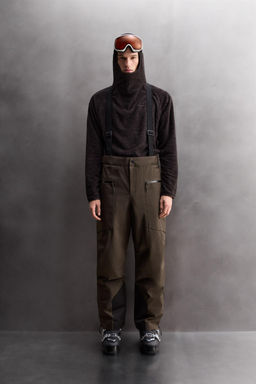 RECCO® WATERPROOF PADDED SHELL SKI TROUSERS - Zara фото 15