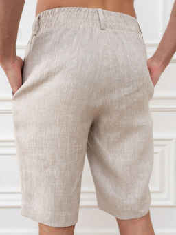 Шорты мужские Лен Графит - Modamica фото 17