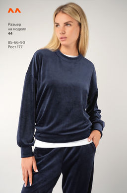 Женский велюровый костюм оверсайз Happyfox