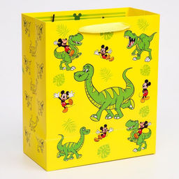 Пакет ламинированный вертикальный, 23 х 27 х 11,5 см Dino, Микки Маус - Disney фото 4