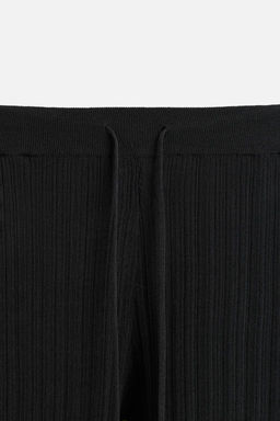 TEXTURED KNIT TROUSERS - Zara фото 8