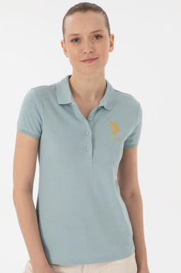Kad_n Su Ye_ili Basic Polo Yaka Ti__rt - U.s. polo assn фото 3