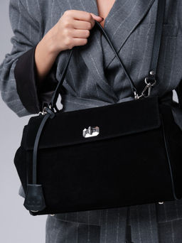 Замшевая сумка Nadi DBR 31356 черный фото 4