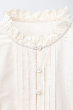 LACE ROMANTIC SHIRT - Zara фото 3