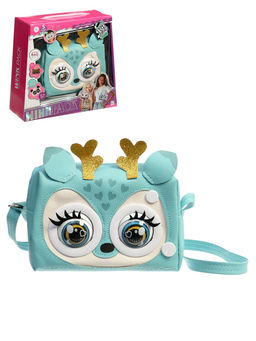 Музыкальная игрушка-сумочка "Олененок" звук, глазки моргают